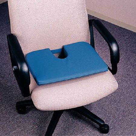 Patterson Medical Supply Wedge Seat Cushion Tush Cush 2-3/4 to 1 Inch Height Foam - Each - 6742-EA