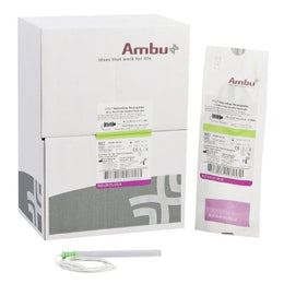 Ambu EMG Needle Electrode with Leadwire Ambu® Neuroline 28 Gauge X 1-1/2 Inch Length X 30 Inch Lead Length Coated Stainless Steel Sterile Sharp Beveled Monopolar Needle Tip Disposable - Box of 40 - 74338-36/40-BX