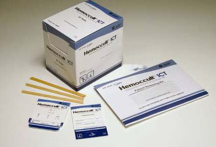 Hemocue Cancer Screening Patient Sample Collection and Screening Kit Hemoccult® ICT 3-Day Colorectal Cancer Screening Fecal Occult Blood Test (iFOB or FIT) Stool Sample 40 Patient Kits CLIA Waived - Box of 40 - 395066A-BX