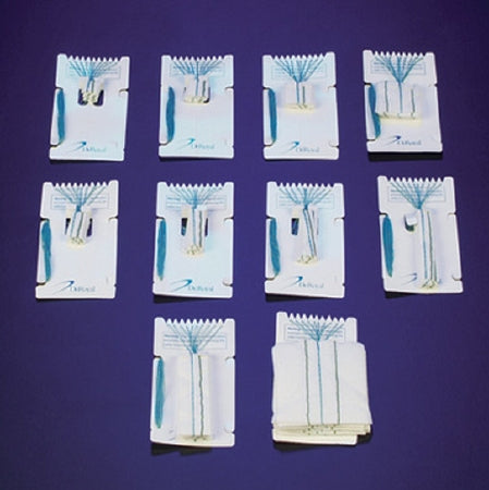 DeRoyal Surgical Neuro Sponge X-Ray Detectable Rayon 1/4 X 3 Inch 10 Count Pack Sterile - Case of 20 - 30-069-CS