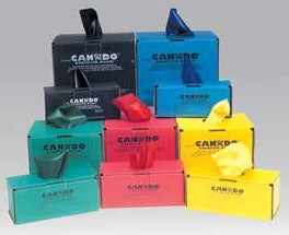 Alimed Exercise Resistance Band CanDo® Low Powder Yellow 5 Inch X 6 Yard X-Light Resistance - Each - 2970001471-EA
