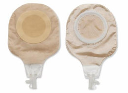Hollister Ostomy Pouch Premier™ One-Piece System 12 Inch Length Drainable Flat, Trim to Fit - Box of 10 - 80110-BX
