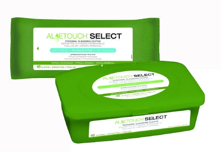 Medline Personal Wipe Aloetouch® Tub Aloe Scented 48 Count - Case of 12 - MSC263701-CS