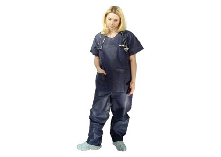 Dukal Scrub Pants Straight Leg X-Large Dark Blue Unisex - Bag of 10 - 380XL-BG