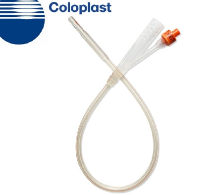 Coloplast Foley Catheter Folysil® 2-Way Open Tip 15 cc Balloon 16 Fr. Silicone - Box of 5 - AA6416-BX
