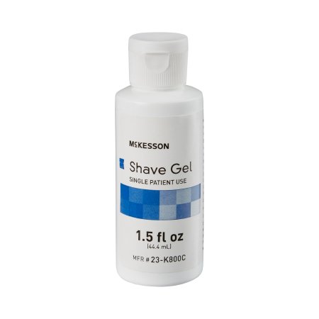 McKesson Shaving Gel McKesson 1.5 oz. Flip Top Bottle - Case of 96 - 23-K800C-CS