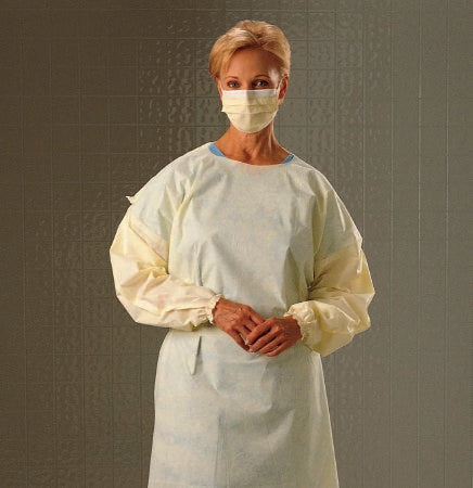 O&M Halyard Inc Protective Procedure Gown Halyard X-Large Blue NonSterile Not Rated Disposable - Case of 100 - 69129-CS