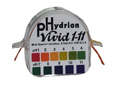 Fisher Scientific pH Paper in Dispenser Hydrion™ Vivid™ 1.0 to 11.0 - Each - 1485012J-EA