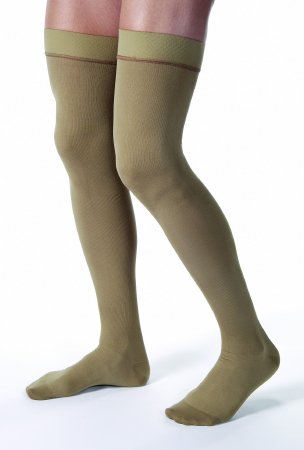 BSN Medical Compression Stocking JOBST® for Men Thigh High Medium Khaki Closed Toe - Pair - 115405-PR