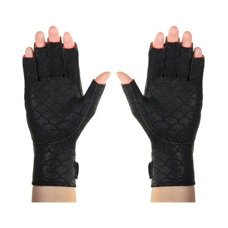 Patterson Medical Supply Arthritis Gloves Thermoskin® Open Finger Medium Over-the-Wrist Length Hand Specific Pair Fabric / Trioxon - Pair - 929334-PR