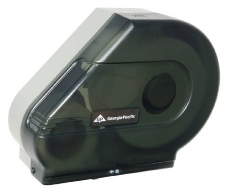 Georgia Pacific Toilet Tissue Dispenser Georgia-Pacific® Translucent Smoke Plastic Manual Wall Mount - Case of 4 - 58150-CS