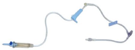 Baxter Primary IV Administration Set Clearlink™ Interlink® Gravity 1 Port 60 Drops / mL Drip Rate Without Filter 2.3 m Tubing Solution - Case of 48 - EMS3160-CS