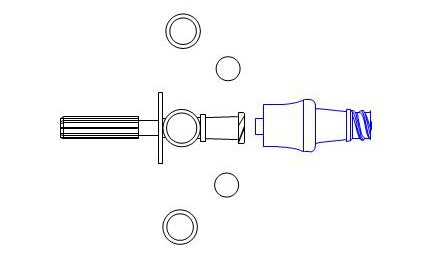 ICU Medical Vial Access Spike - Each - SFC6033-EA