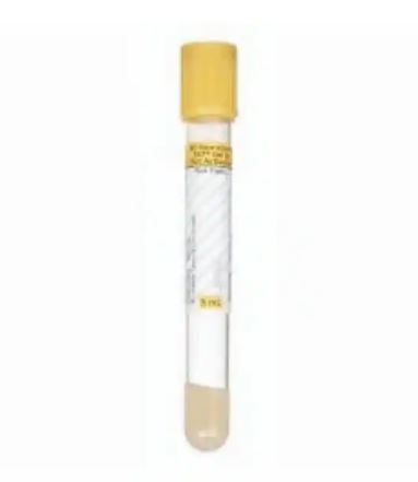 BD BD Vacutainer® SST™ Venous Blood Collection Tube Silica / Separator Gel Additive 3.5 mL BD Hemogard™ Closure Polyethylene Terephthalate (PET) Tube - Case of 1000 - 368015-CS