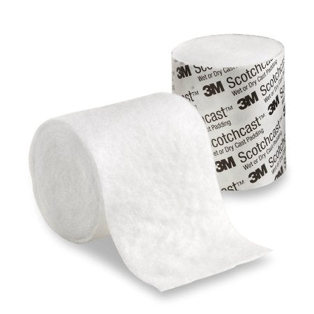 3M Ortho Cast Padding Water Resistant 3M™ Scotchcast™ Wet or Dry 3 Inch X 4 Yard Polypropylene / Polyethylene Knit / Nonwoven Fibers NonSterile - Case of 4 - WDP3-CS