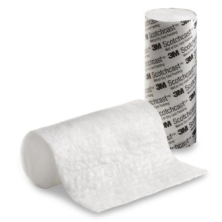 3M Ortho Cast Padding Water Resistant 3M™ Scotchcast™ Wet or Dry 6 Inch X 4 Yard Polypropylene / Polyethylene Knit / Nonwoven Fibers NonSterile - Case of 4 - WDP6-CS