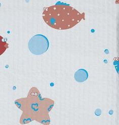 Tidi Products Procedure Towel Tidi® Choice 13 W X 18 L Inch Under the Sea Print NonSterile - Case of 1 - 981613-CS