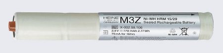 Heine USA Diagnostic Battery HEINE Nicad Battery For Beta Slim / Alpha+ Handles / Small Laryngoscope Handles - Each - X-002.99.106-EA
