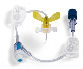 BD Huber Infusion Set MiniLoc™ 22 Gauge 1 Inch 8 Inch Tubing Y-Site Injection Port - Each - 0682210-EA