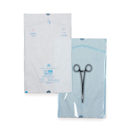 Medical Action Industries Sterilization Pouch View Pack Ethylene Oxide (EO) Gas / Steam 12 X 15 Inch Transparent / White Heat Seal Paper / Film - Case of 1000 - 255--CS