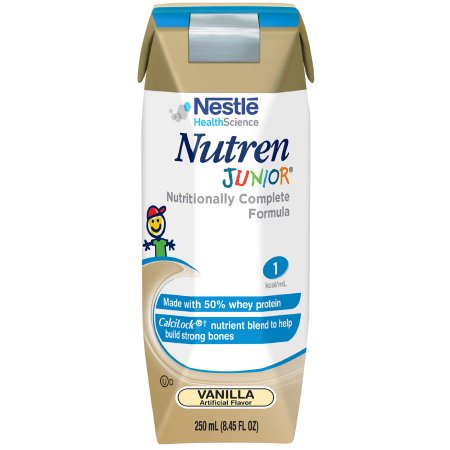 Nestle Healthcare Nutrition Pediatric Oral Supplement Nutren® Junior 8.45 oz. Tetra Prisma® Liquid Whey Protein Lactose Intolerance - Each - 9871616062-EA