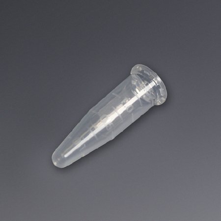 Globe Scientific Microcentrifuge Tube Conical Bottom Plain 1.5 mL Without Color Coding Without Closure Polypropylene Tube - Pack of 1000 - 111642-PK