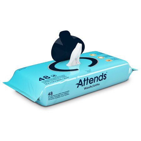 Attends Healthcare Products Personal Wipe Attends® Soft Pack Aloe / Vitamin E Scented 48 Count - Bag of 1 - WCPP1000-BG