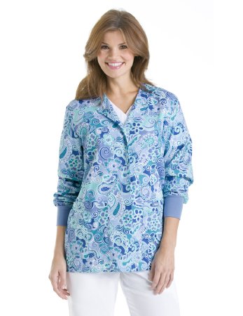 Landau Uniforms Warm-Up Jacket Black Medium Hip Length Reusable - Each - 7525BKPMED-EA