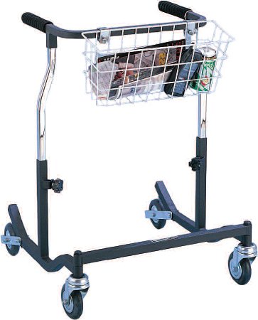 Drive Medical Safety Roller Adjustable Height drive™ Steel Frame 400 lbs. Weight Capacity 29 to 36 Inch Height - Each - CE 1000 BK-EA