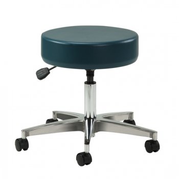 Clinton Industries Exam Stool Premier Series Backless Pneumatic Height Adjustment 5 Casters Wedgewood - Each - 2155-3WW-EA