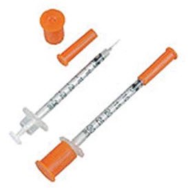 AirTite Products Standard Insulin Syringe with Needle Comfort Point™ Lo-Dose 0.3 mL 5/16 Inch 30 Gauge NonSafety Regular Wall - Box of 100 - 26014-BX