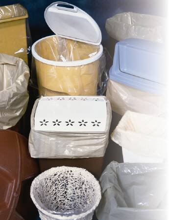Elkay Plastics Trash Bag LK® 16 gal. Natural HDPE 6 Mic. 24 X 33 Inch Star Seal Bottom Flat Pack - Case of 1000 - HDN2433-CS