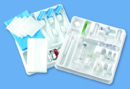 Busse Hospital Disposables Epidural Tray Single Shot Tuohy, Winged 18 Gauge 3-1/2 Inch - Case of 10 - 670-CS
