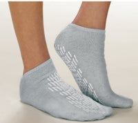 Alba Healthcare Slippers Care-Steps® Regular Blue Ankle High - Case of 48 - 80110-CS