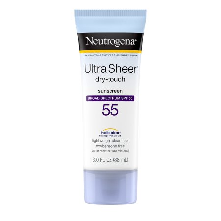 J & J Sales Sunscreen Neutrogena® Ultra Sheer® SPF 55 Lotion 3 oz. Tube - Each - 08680068790-EA