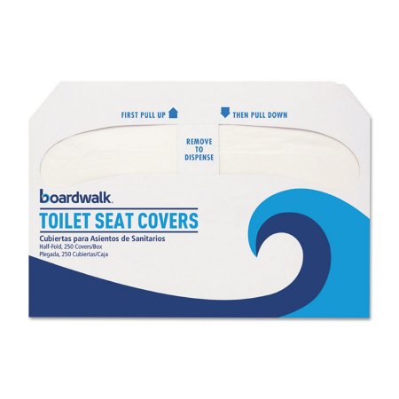 Lagasse Toilet Seat Cover Boardwalk® Half Fold - Pack of 1 - BWKK2500B-PK