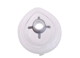 Medline Anesthesia Mask Elongated Style Adult Size 6 Hook Ring - Case of 20 - DYNJAAMASK16-CS