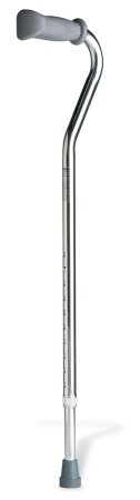 Medline Offset Cane Guardian® Aluminum 30 to 39 Inch Height Black - Case of 6 - G05356-CS