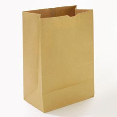 Lagasse Grocery Bag General Brown Kraft Paper 1/6 BBL - BA/1 - BAGSK1675-BA