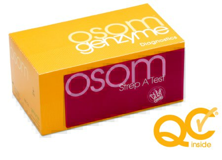 Sekisui Diagnostics Respiratory Test Kit OSOM® Infectious Disease Immunoassay Strep A Test Throat Swab Sample 50 Tests CLIA Waived - KT/50 - 141-KT