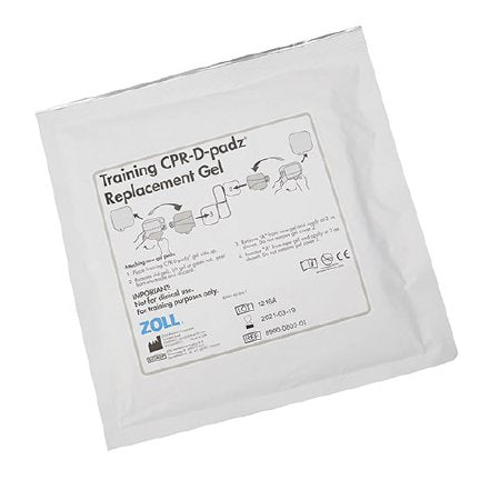 Zoll Medical Replacement Adhesive Gel AED Plus® For CPR-D-padz Training Electrode - ST/1 - 8900-0803-01-ST