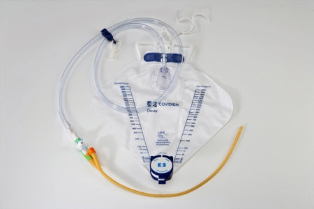 Cardinal Indwelling Catheter Tray Curity™ Ultramer™ 2-Way Foley 14 Fr. 5 cc Balloon Latex - Case of 10 - 6164LL-CS