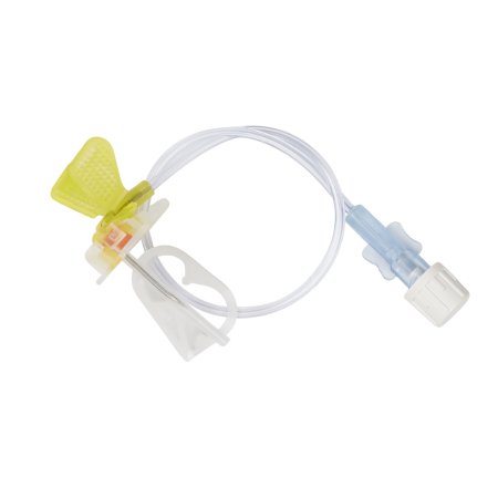 BD Huber Infusion Set MiniLoc® 20 Gauge 3/4 Inch 8 Inch Tubing Without Port - Case of 20 - 0632034-CS