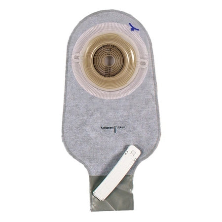 Coloplast Ostomy Pouch Assura® Extra One-Piece System 11-1/4 Inch Length 15-43 mm Stoma Drainable Convex, Trim to Fit - Box of 10 - 12419-BX