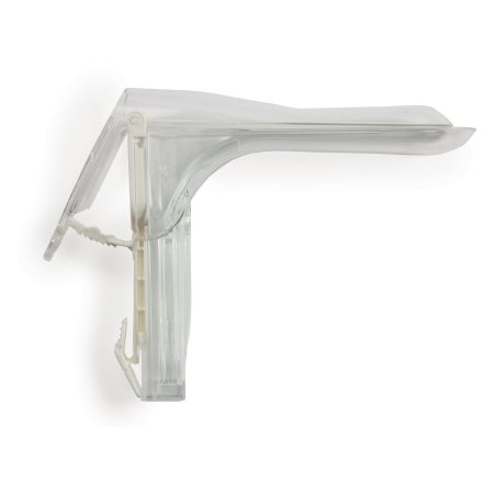 McKesson Vaginal Speculum McKesson Graves NonSterile Office Grade Acrylic Large Double Blade Duckbill Disposable Corded Light Source Compatible - Box of 25 - 16-8314-BX