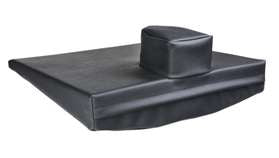 Alimed Wedge Seat Cushion with Pommel AliMed® Sit-Straight™ 18 W X 16 D Inch Foam - Each - 1120-EA