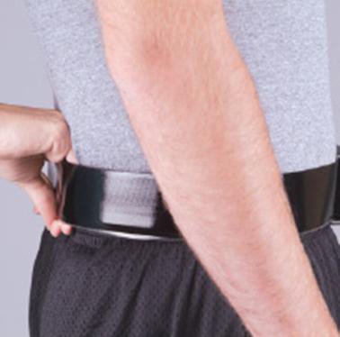 DeRoyal Cleanable Gait Belt 60 Inch Length Black Polyurethane - Each - M5168-EA
