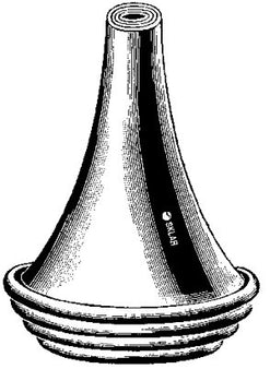 Sklar Ear Speculum Tip Round Tip Chrome Plated 6 mm Reusable - Each - 67-6012-EA