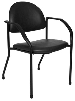 McKesson Side Chair McKesson Clamshell Fixed Armrests Poly-Foam Upholstery - Each - 81-1200-21-EA