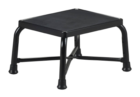 McKesson Step Stool McKesson Bariatric 1 Step Powder Coated Steel Frame 8-3/4 Inch Step Height - Each - 81-21200-EA